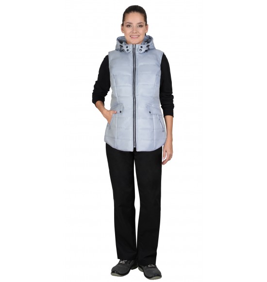 Жилет СИРИУС-УЛЬТРА светло-серый