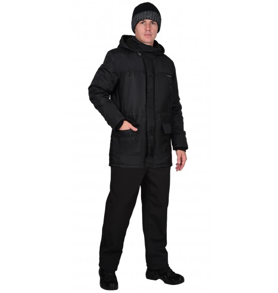 Куртка СИРИУС-ЛЕГАТ демисезонная, чёрная