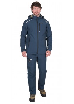 Куртка СИРИУС-СПЕЙС софтшелл синяя