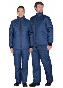 Куртка СИРИУС-МИШЛЕН утепленная, универсальная, тёмно-синяя