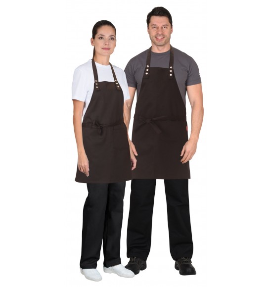 Фартук СИРИУС-БАРИСТА коричневый