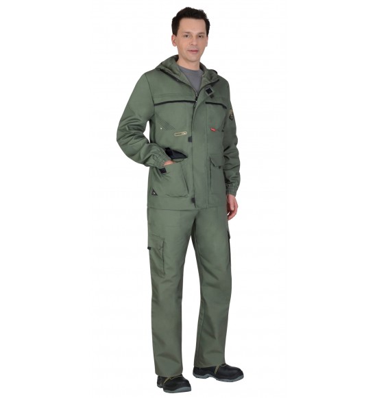 Костюм СИРИУС-ГЕО куртка, брюки, тёмно-зелёный
