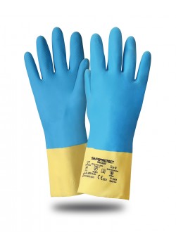 Перчатки Safeprotect НЕОЛАТ (неопрен+латекс, хлопк.слой, толщ.0,70мм, дл.320мм)