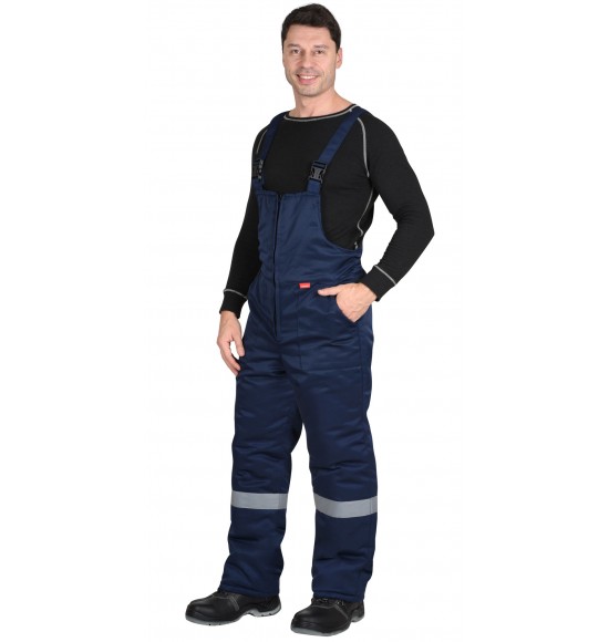 Полукомбинезон зимний универсальный тёмно-синий с СОП