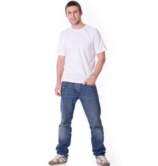 Футболка белая 160г/м2 Футболка белая 160г/м2