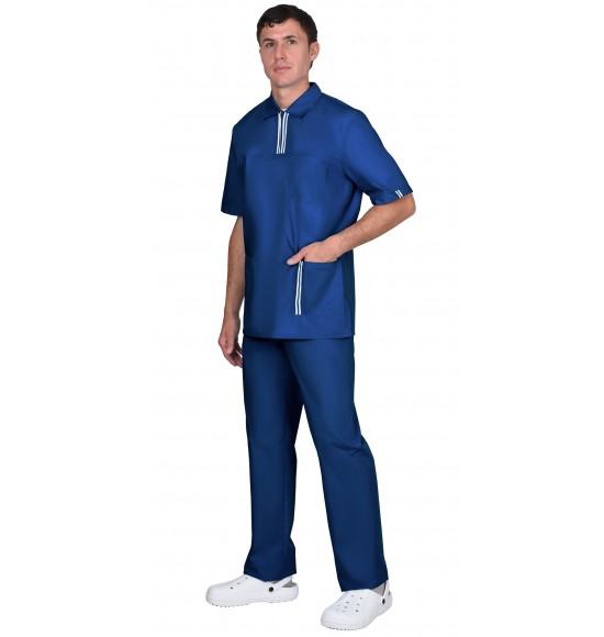 Костюм СИРИУС-ВИКТОР мужской, куртка, брюки, синий