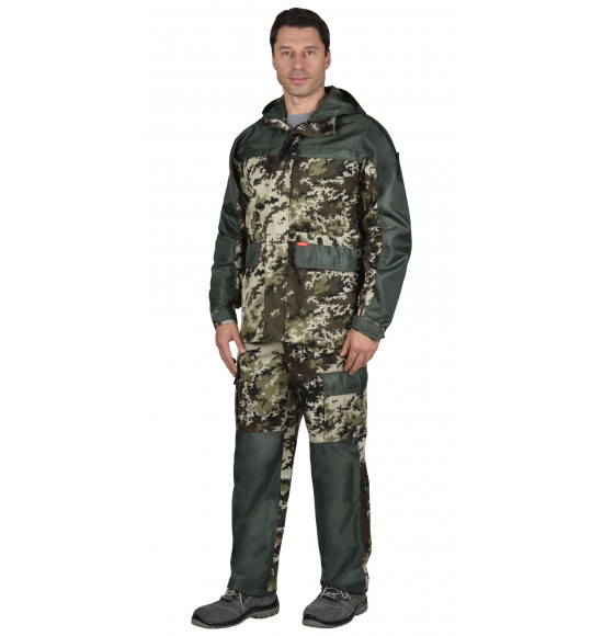 Костюм "СИРИУС-Эверест" : куртка, брюки (тк. Кроун) КМФ Пиксель