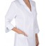 Халат СИРИУС-ЖАСМИН женский белый со светло-бирюзовым