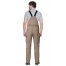 Полукомбинезон СИРИУС-ДЖЕТ БРАУН песочный с т.коричневым тк. мех. стрейч с ВО