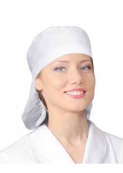 Колпак с сеткой белый